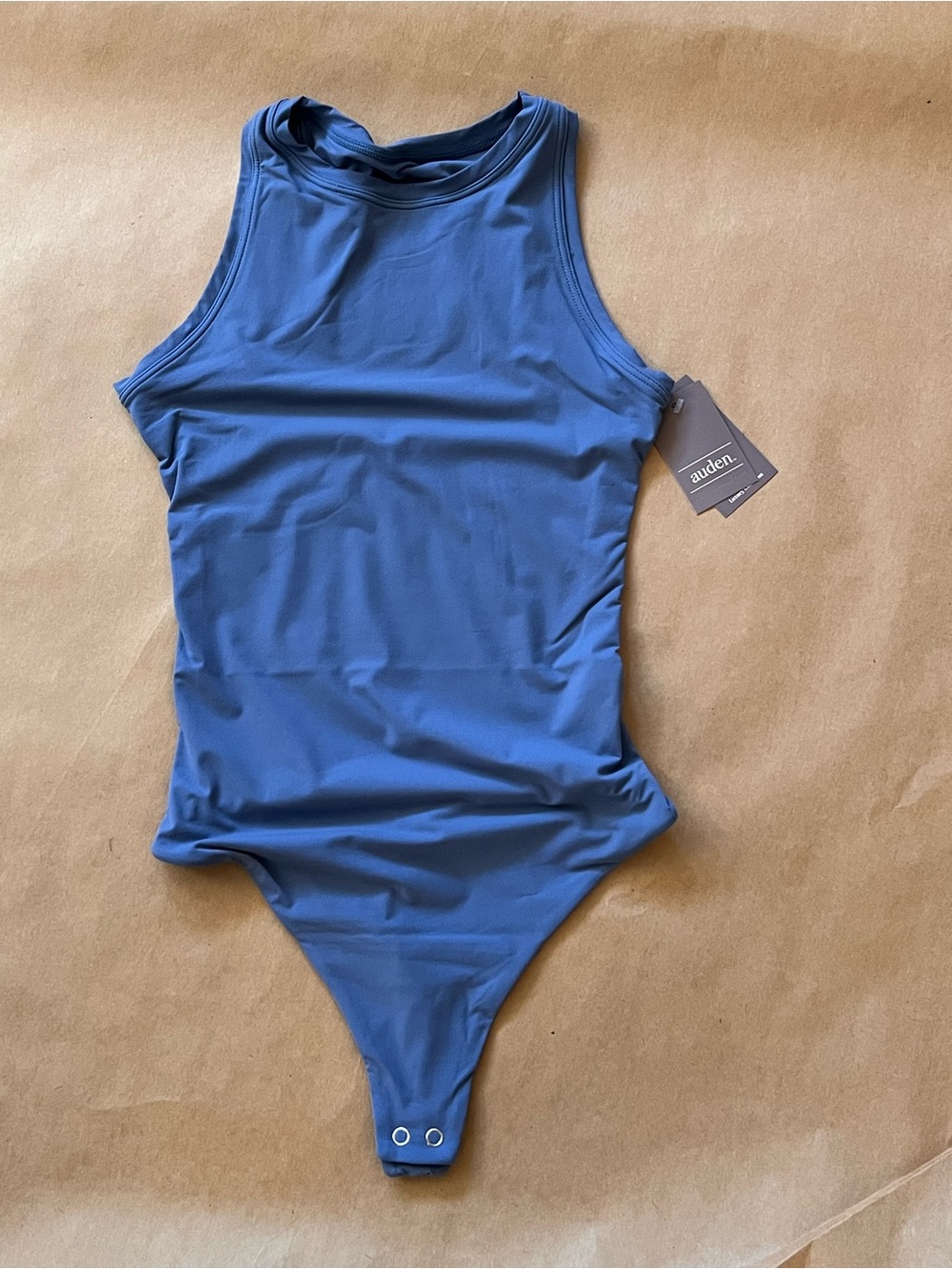 Auden High-neck racer back thong Bodysuit